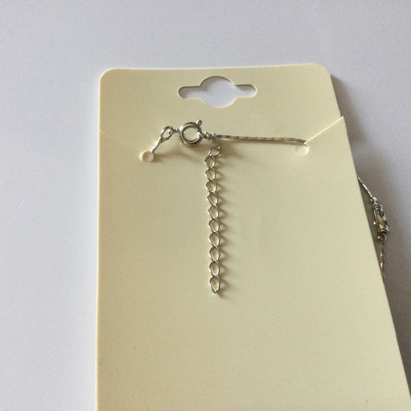 Silver Swarovski Crystal Vintage Anklet - Picture 3 of 3